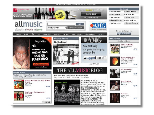 La web de la semana:AllmusicLa madre de todas las webs